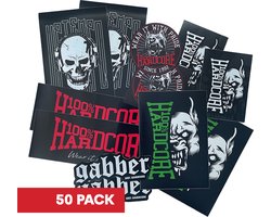 100% Hardcore Stickerset 50-Pack