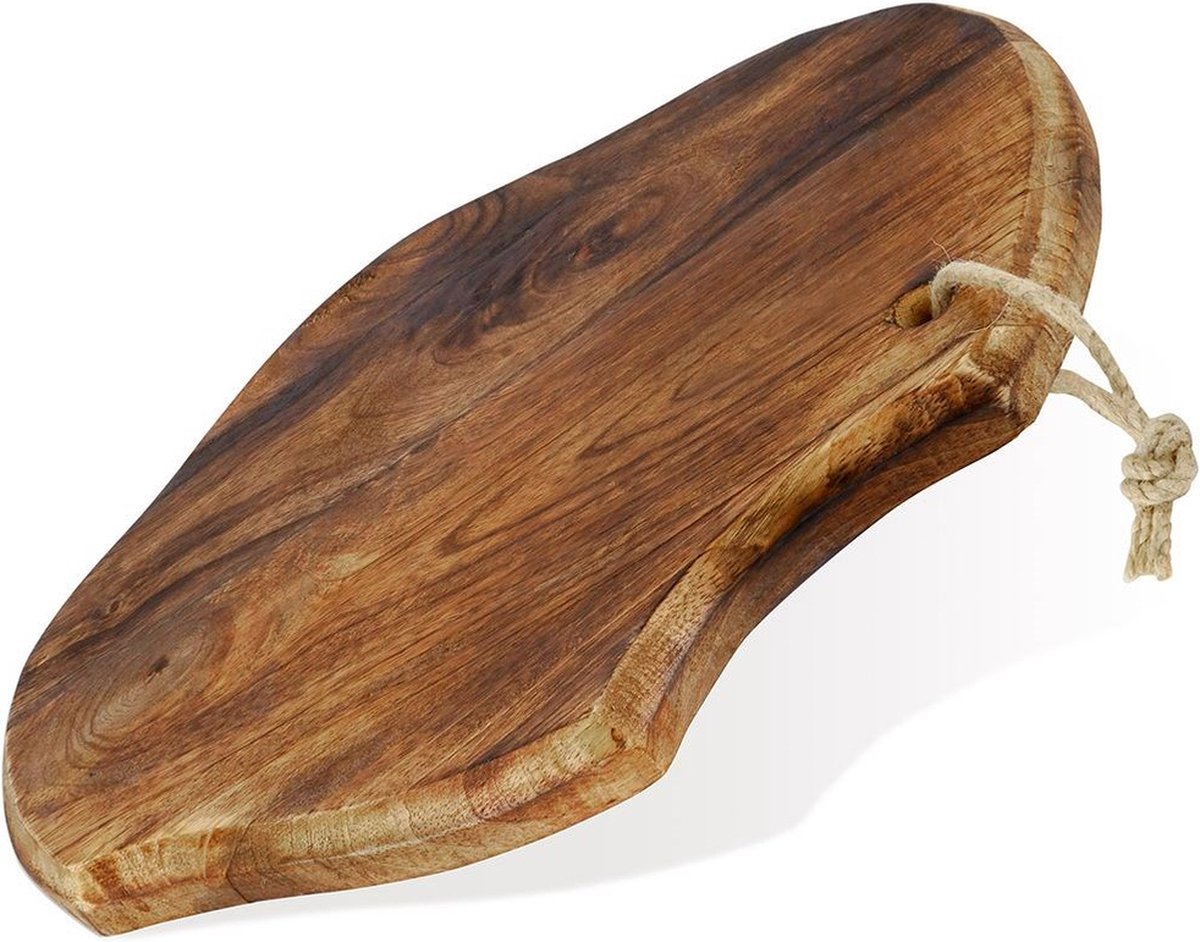 Snij- en Serveerplank Houten 33x22 cm - Snijplank - Keukenplank - Keuken - Tapasplank - Borrelplank