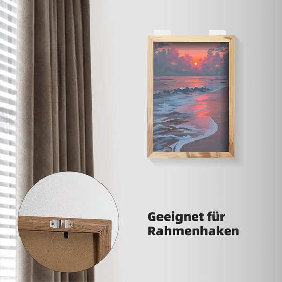 Transparante Muurhaken 30 Stuks Transparante Fotohaken - Zelfklevend, Maximaal 10 Kg - Geen Boren Nodig - Voor Foto's, Posters, Schilderijen Op Gladde Oppervlakken Plakken Op Tegels En Glas