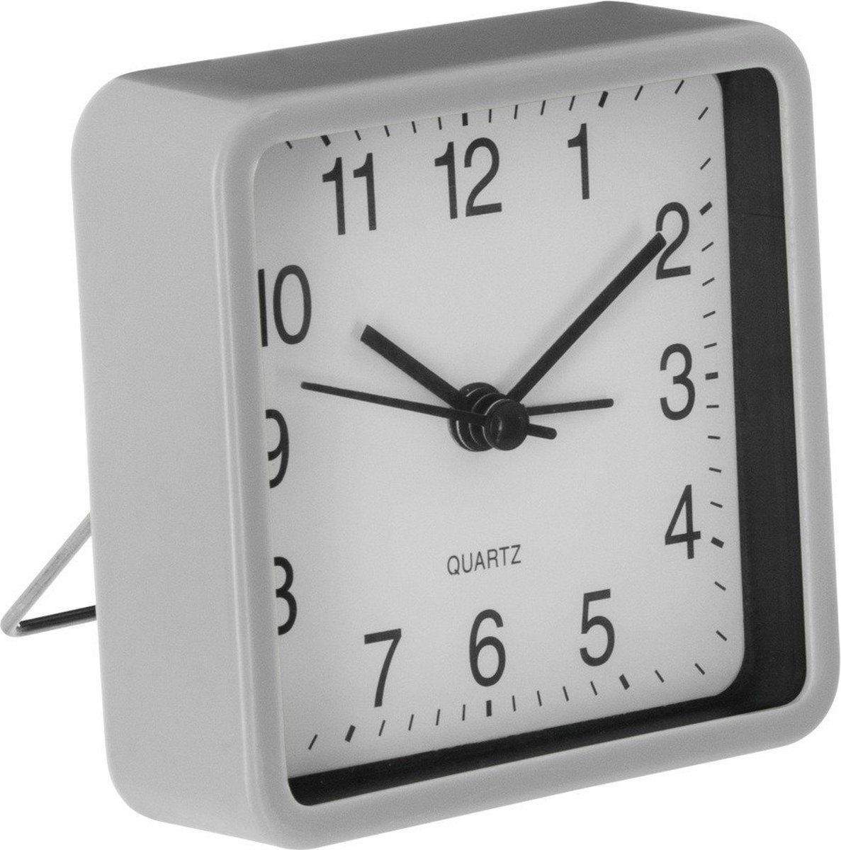 Stille wekker voor de slaapkamer, klok met QUARTZ-mechanisme