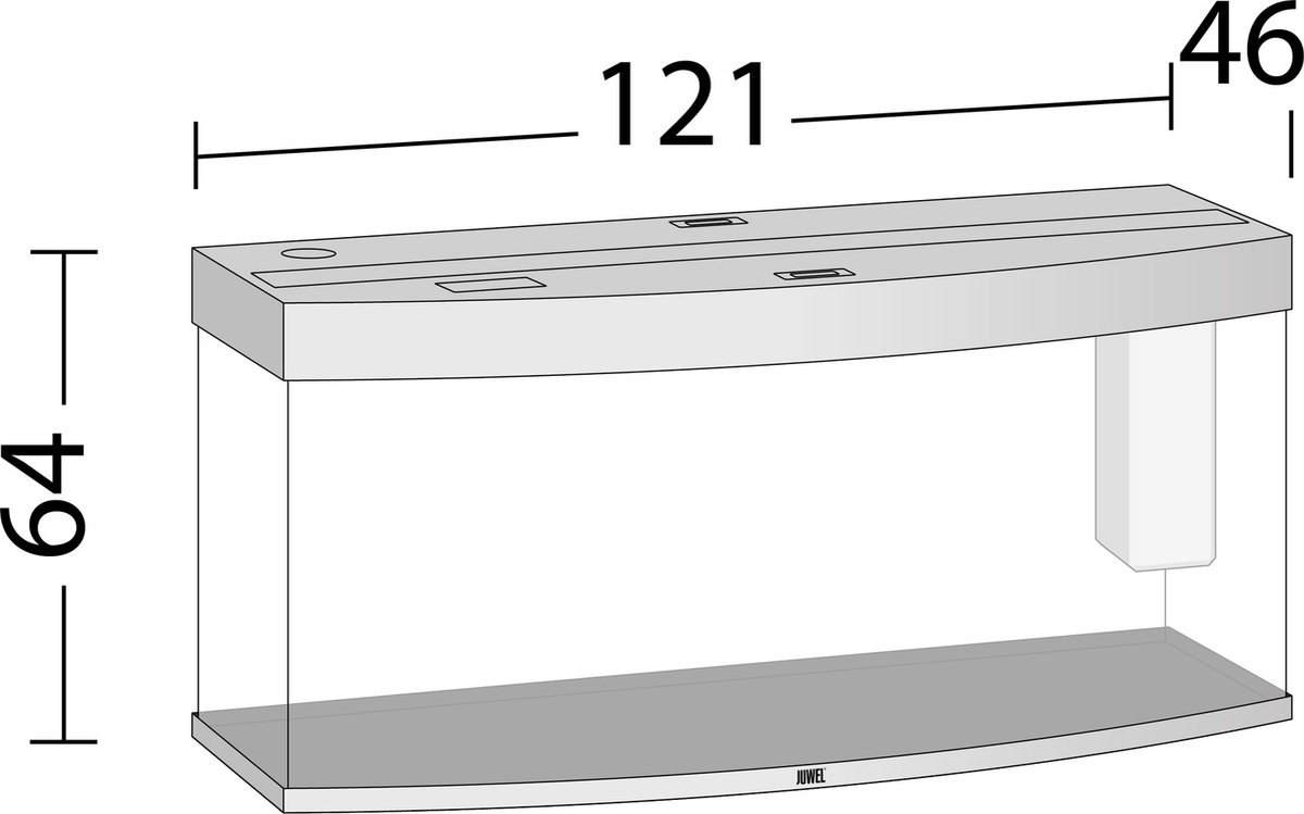 Juwel Aquarium Vision 260 - Wit