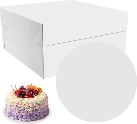 Taartdozen, 30 stuks snoepgeschenkdozen, gebakkarton, taartdoos, gebakdozen, kerstgeschenkdoos, voor het bewaren van cake, koekjes, chocolade, voor feestjes, verjaardagen, bruiloften