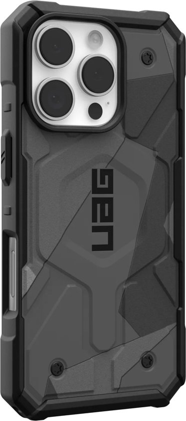 Urban Armor Gear Pathfinder adapté à Apple iPhone 16 Pro | Cas de couverture arrière | Compatible avec MagSafe | Gros boutons | Géo