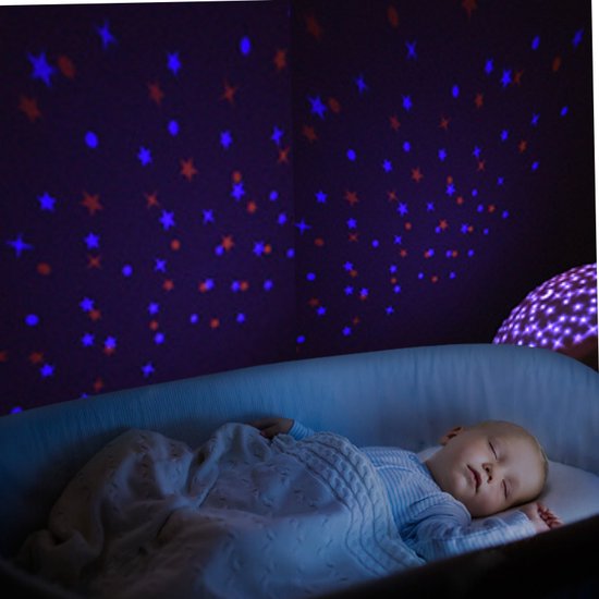 Sterren Projector met Muziek - Baby Speelgoed 0-6 maanden-White Noise Knuffel - Sterrenhemel- Baby projector - Slaaptrainer - Witte Ruis - Kraamcadeau - Babyshower cadeau - Baby Cadeau van Joymaxx — afbeelding 3