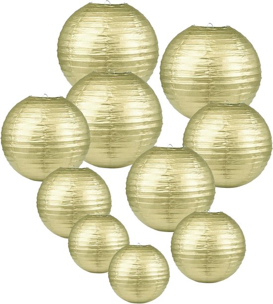 Witte lampion van papier voor binnen