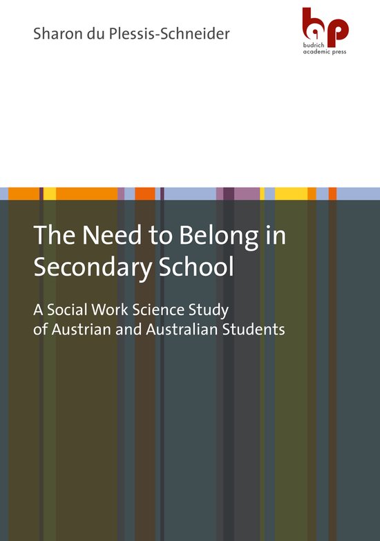 The Need to Belong in Secondary School - cover
