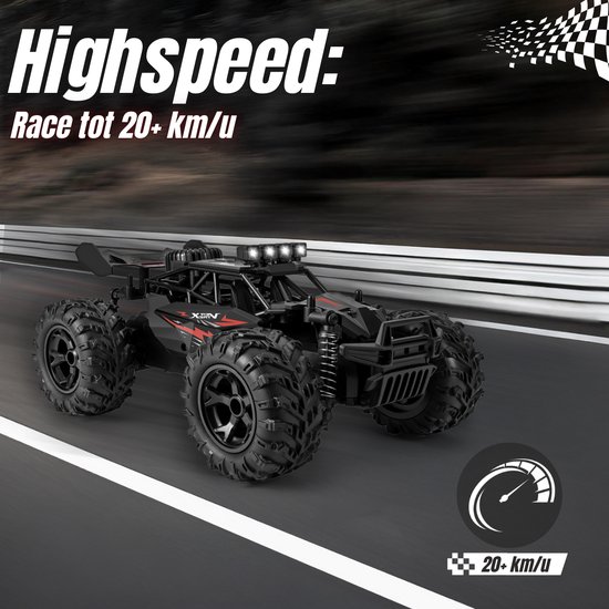 Vertrex Turbo V12 RC Bestuurbare Auto - Afstandsbestuurbare Race Speelgoed - Volwassenen & Jongens - voor Buiten - Radiografisch Afstandbestuurbaar