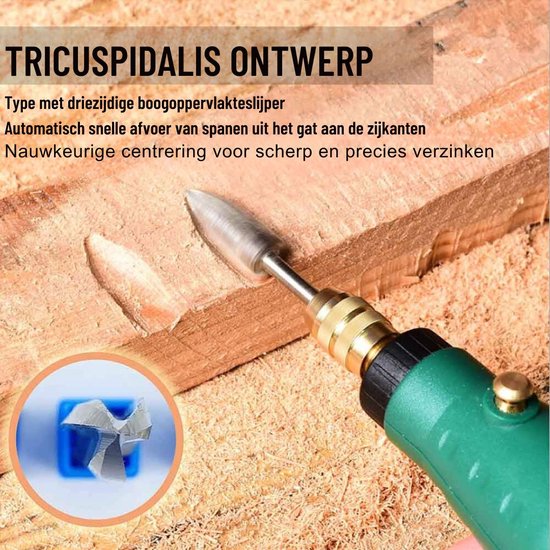 Houtsnijgereedschapsset, 10-in-1 snijmessenset met 5-delige snijmessen, houtsnijhakmes, snijmes, detailmes, schuin mes, houtsnijgereedschap voor beginners/professionals