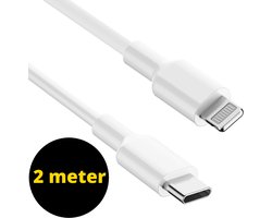 ThunderGold Oplader kabel 2 meter geschikt voor iPhone - Kabel geschikt voor lightning - USB C kabel - Lader kabel