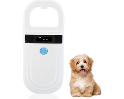 Microchip Scanner FDX-B (ISO11784 / 85) / EMID Reader - Oplaadbaar - Dier Chip ID Tag Scanner - Wit