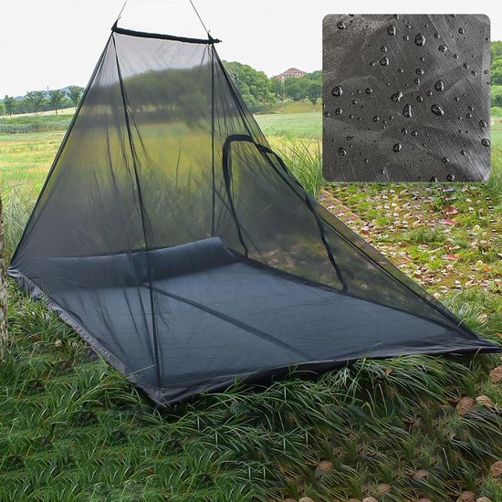 Tente D'été Ultralégère En Maille Pour 1 à 2 Personnes, Camping En Plein Air Tente De Plage Avec Filet Repulsif~p124910955