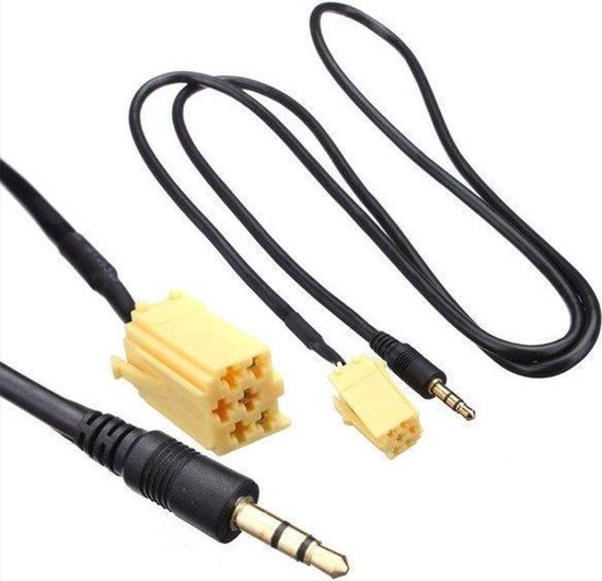 Foto: Aux adapter kabel extra kabel voor auto radio stereo accessoires met removal tools geschikt voor 307 308 407 c2 c5