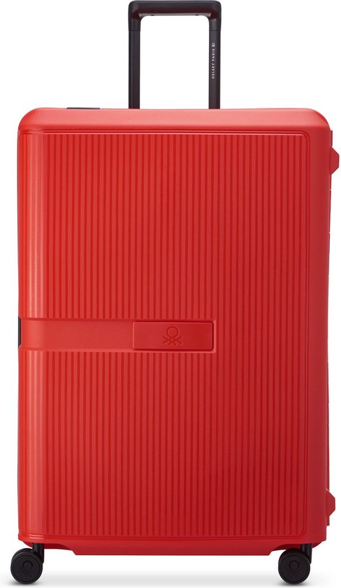 Delsey Paris x United Colors Of Benetton - Color Block - 76 cm Reiskoffer - Rood