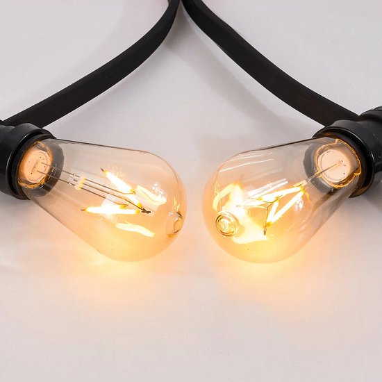 Oranje Lichtsnoer 5 Meter |10 LED | IP65 Waterbestendig
