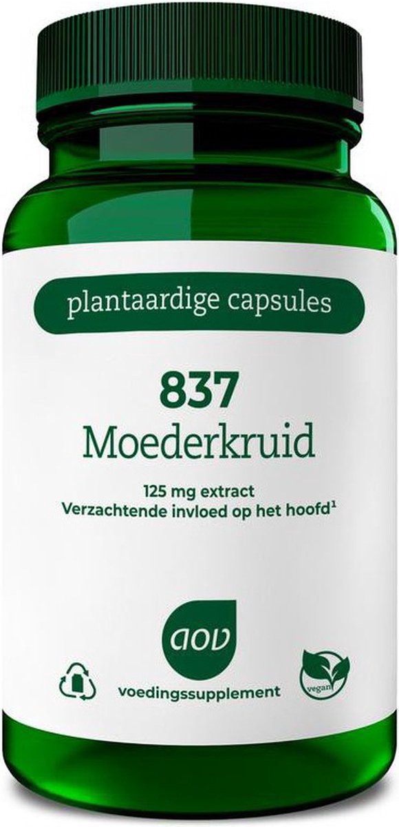Goedkoopste AOV 837 Moederkruid - 60 capsules - Kruidenpreparaat