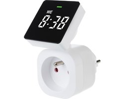 GreenBlue GB610 E - Digitale Tijdschakelaar - Digitale schakelklok - Schakelklok Timer met scherm - Schakelklok - max. belasting 16A - IP20 - 8 programma's