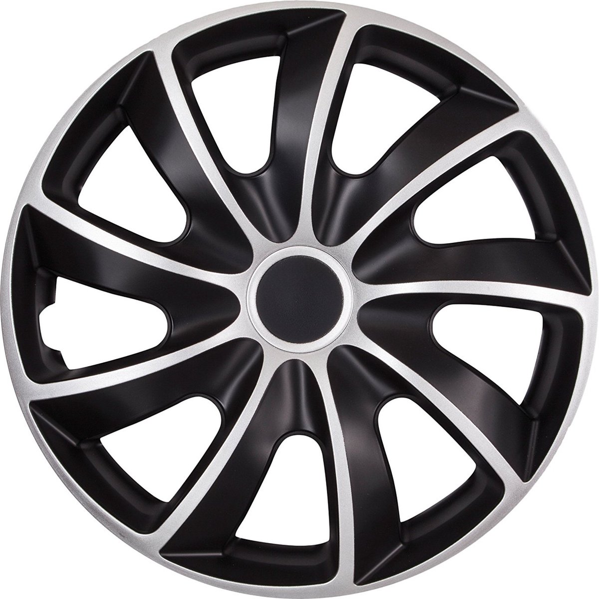 Universele wieldop 17'' NRM Quad Bicolor zwart/zilver 1 stuk