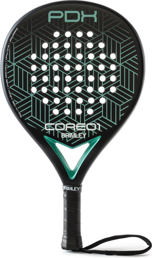Brimley Padel racket - Carbon - Inclusief draagtas