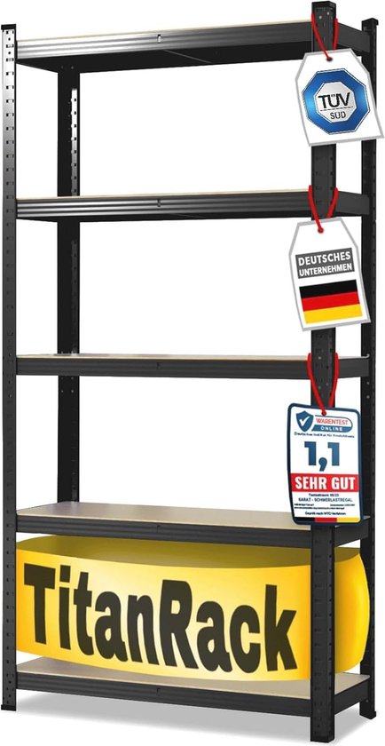 Steekrek 175 kg Draagkracht - TÜV/GS-getest en Combineerbaar - Opbergrek voor Garage