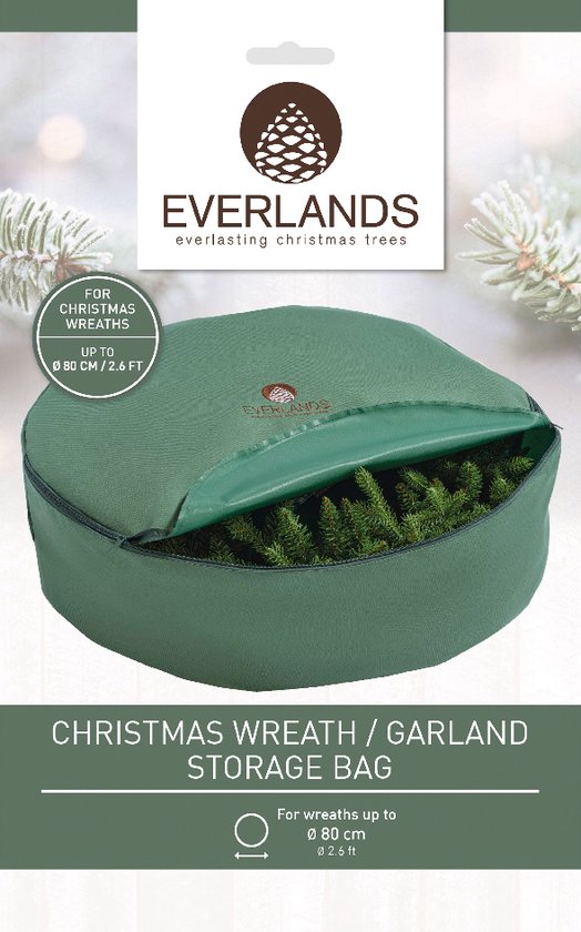 Sac de rangement pour Couronnes de Noël - Ø70 cm - Décoration de Noël