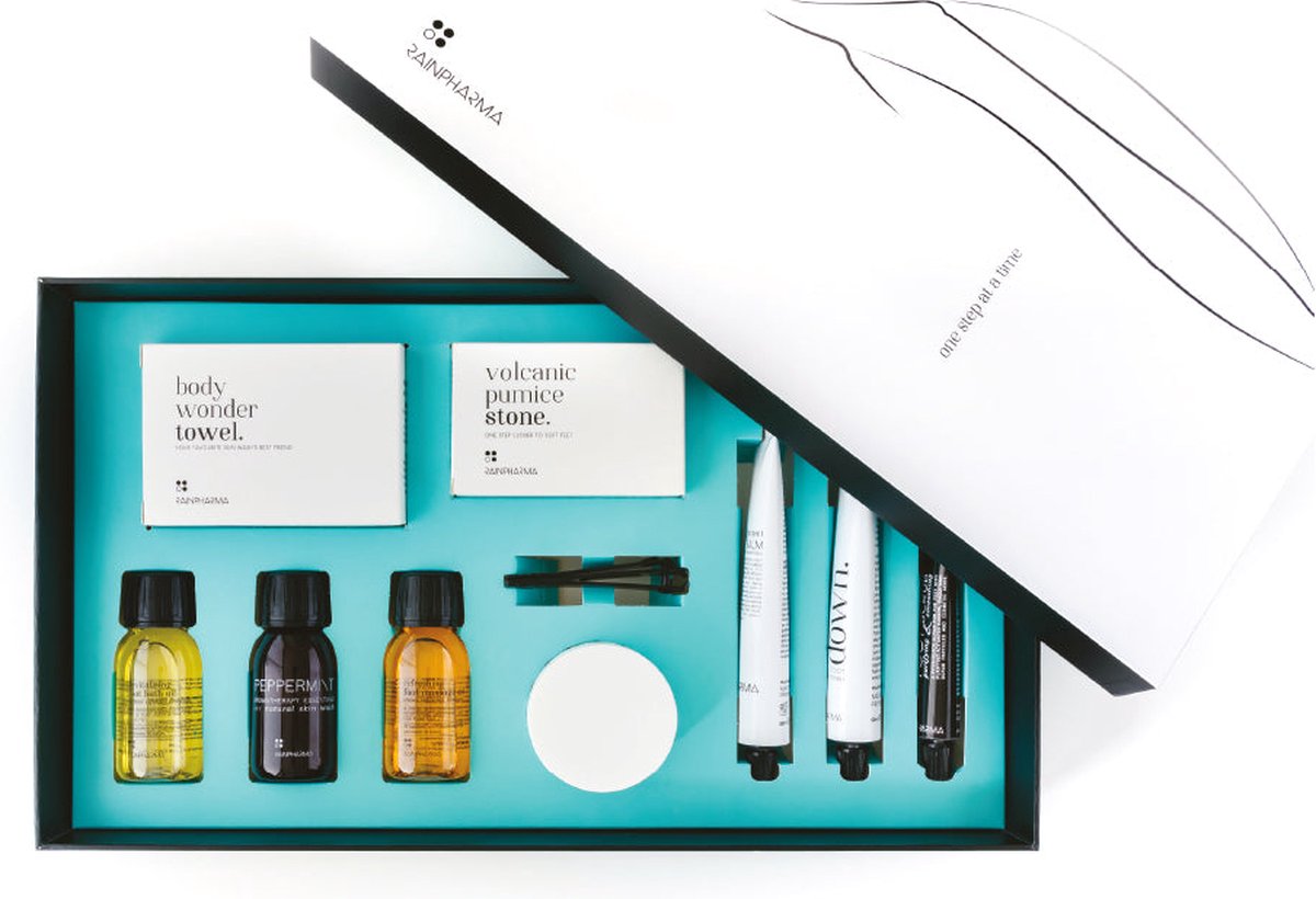 RainPharma One step at a time - Huidverzorging voor Voeten - 10-delige Set - Geschenkset