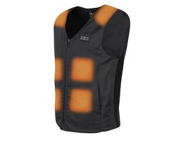 HEATDRY® Clothing - Verwarmde Bodywarmer Dames - HeatFlow SLIM - Bodywarmer Verwarmd Outdoor - Verwarmd Vest Heren - Heated Vest - Zwart - Heren - Maat L/XXL