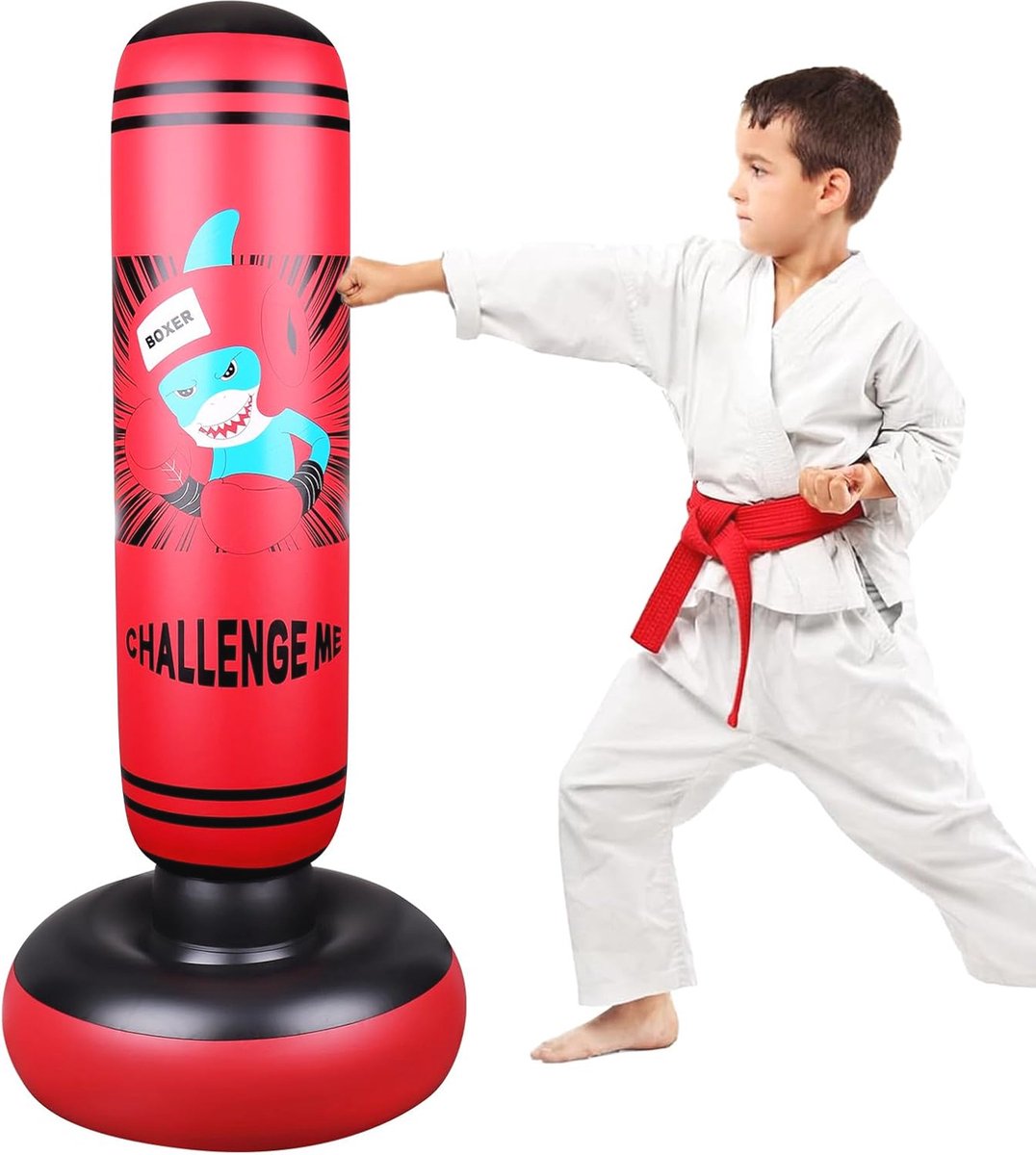 Vrijstaande bokszak voor kinderen - 120 cm boksspeelgoed voor fitness en training