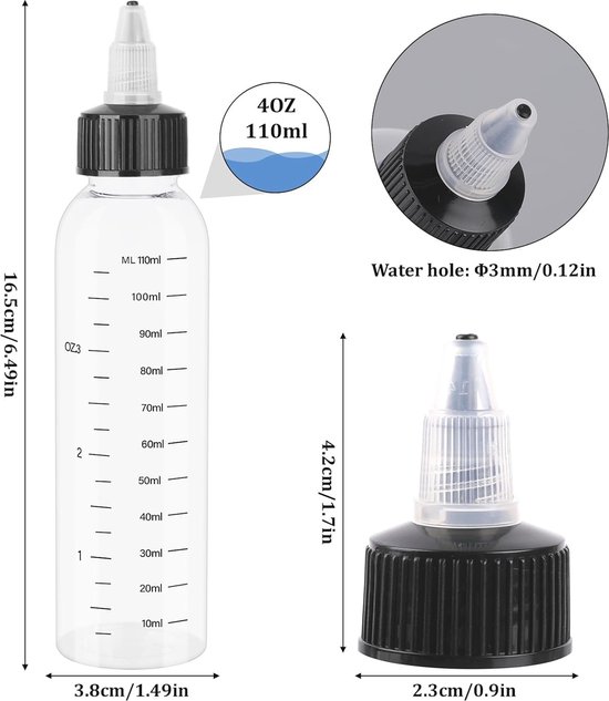 Multifunctionele oliespuit knijpfles 250ml PE - - Kannen en trechters Multifunctionele oliespuit knijpfles 250ml PE - - Kannen en trechters