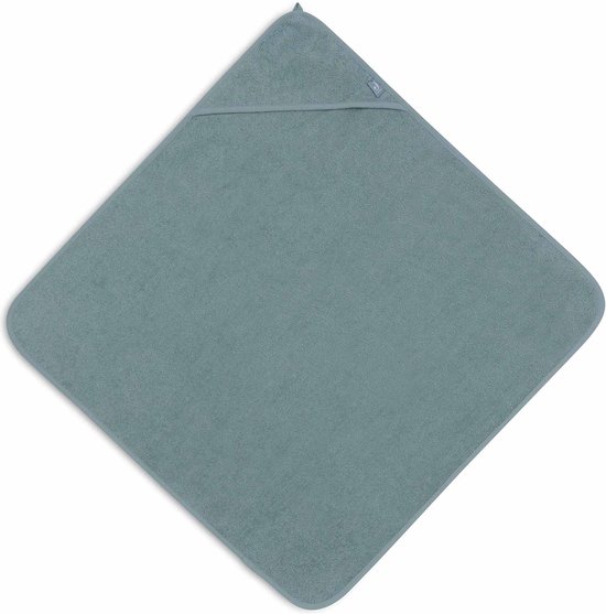 Jollein - Badcape Badstof 100x100cm - Baby Handdoek met Badcape, Omslagdoek, Badponcho - Sea Green van Jollein — afbeelding 2