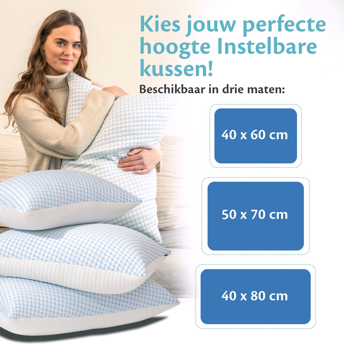 Ella Orthopedisch Neksteunkussen Traagschuim - Nu 15% korting