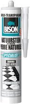 Bol.com Bison Natuursteenkit transparant grijs oker 310 ml neutrale siliconenkit rondom natuursteen zuurvrij blijvend elastisch aanbieding