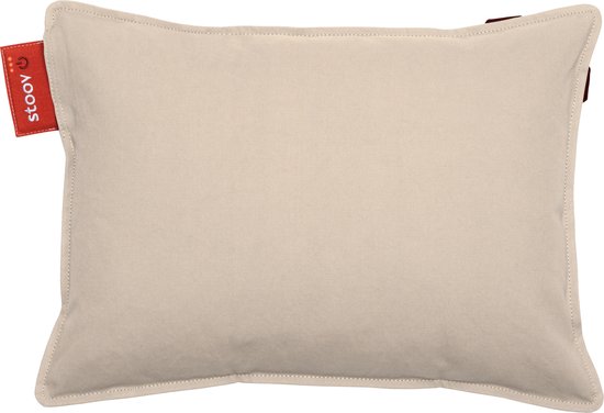 Stoov Warmtekussen | Ploov Sandstone Beige | Duurzaam & Draadloos | Infrarood warmtekussen | 45x45 cm | Standard batterij