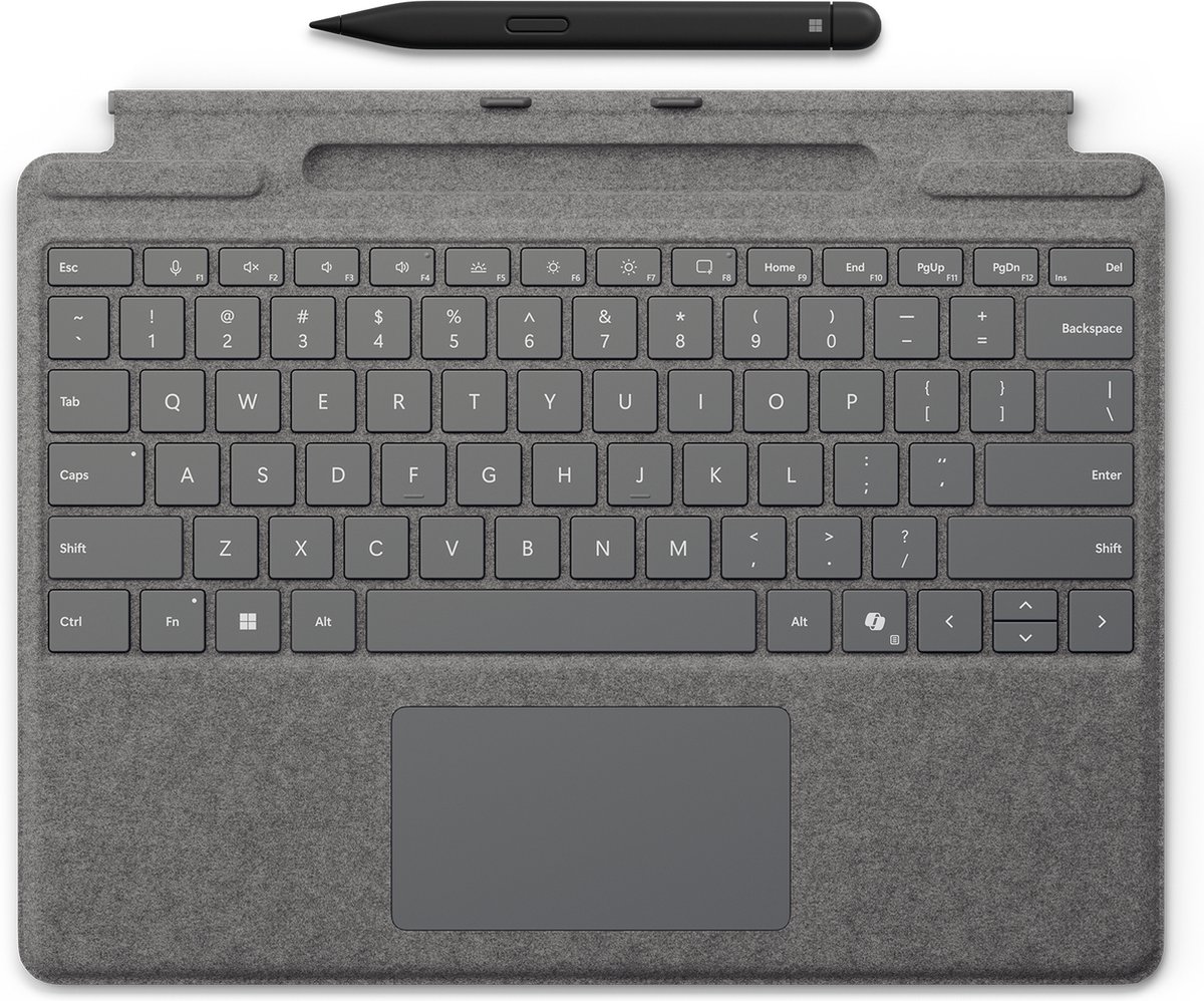 Microsoft Surface Pro Keyboard Cover met Slim Pen - Platina