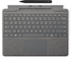 Microsoft Surface Pro Keyboard Cover met Slim Pen - Platina Microsoft Surface Pro Keyboard Cover met Slim Pen - Platina