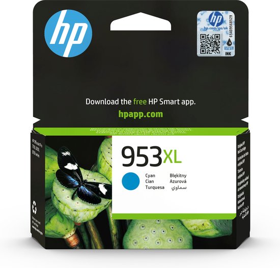 Foto: Hp 953xl inktcartridge cyaan hoge capaciteit