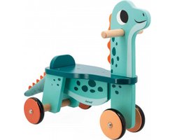 Product: Janod - Dinosaurus - Houten loopfiets - Portosaurus, van het merk Janod