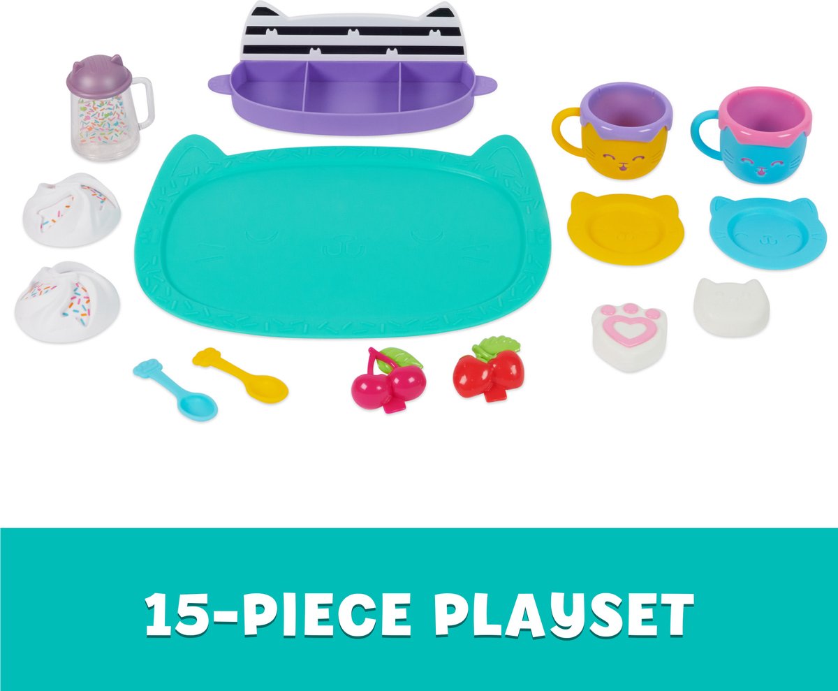 Gabby’s Poppenhuis - Spikkelfeest-serviceset met accessories — afbeelding 16