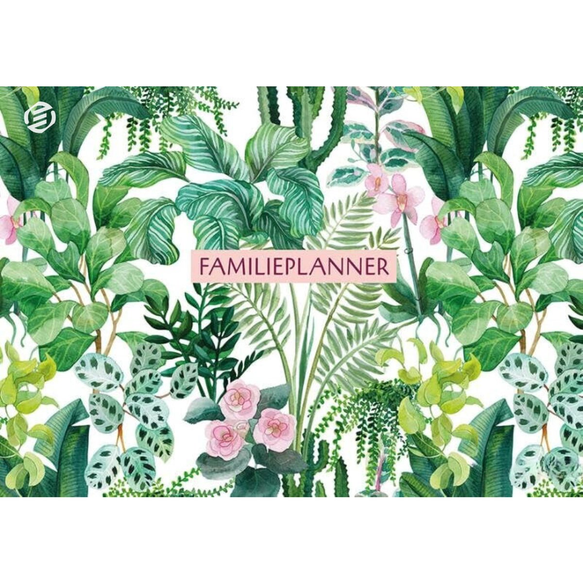 Equivera Famillieplanner 2025 - Familyplanner 2025 - Gezinsplanner - Kalender - Weekplanner - Weekoverzicht - tot 18 Maanden