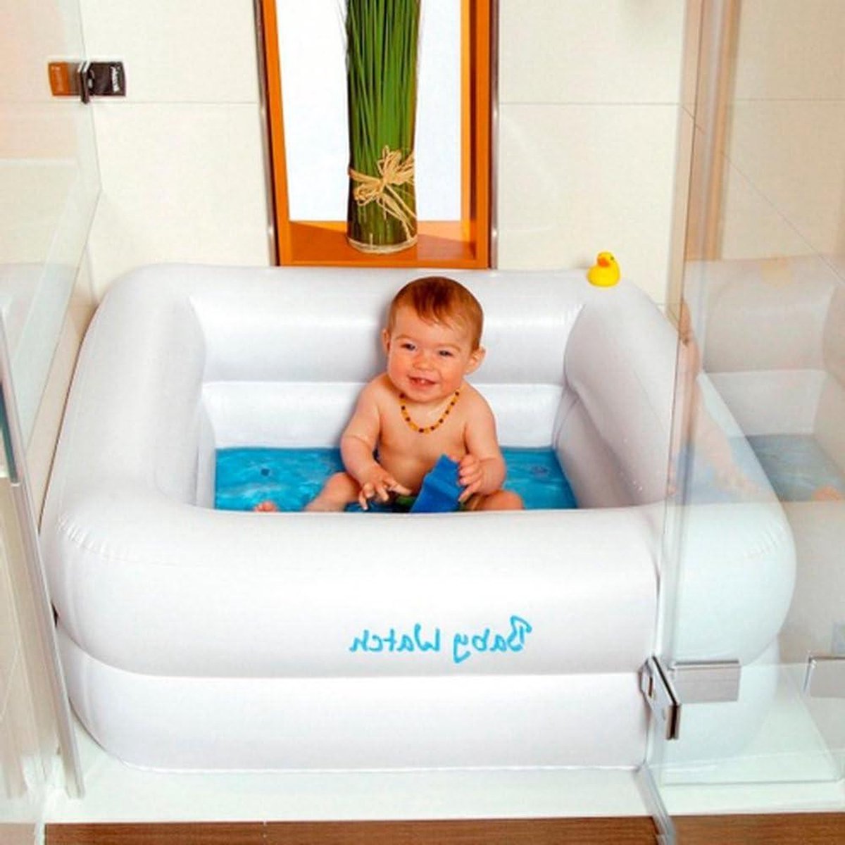 Goedkoopste Baby Zwembad Happy People 18122 kinderbadje wit - babywatch - 18122 Baby Zwembad Baby Zwembad