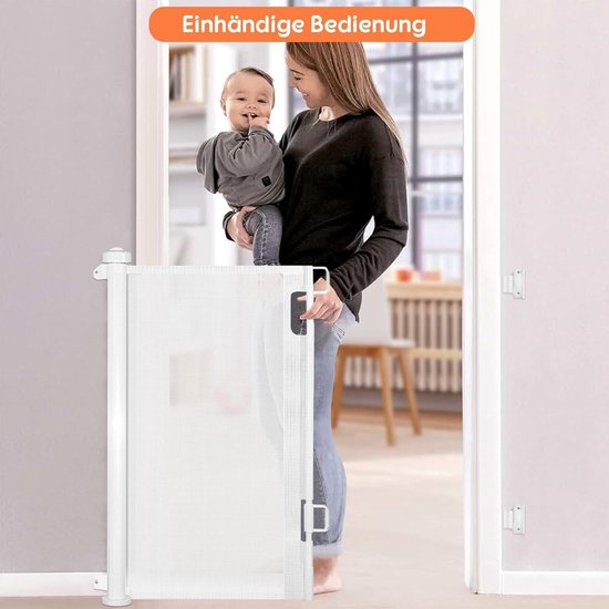 UISEBRT Deurbeschermingshek, roll, trapbeschermingsrooster, uittrekbaar