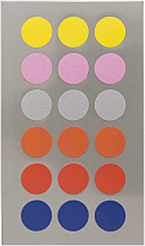 Ronde Stickers  2000 Stuks , Witte Stickers, Kleurrijke Zelfklevende Stippenetiketten Voor Kantoor Detailhandel Thuis 2 Rollen Zwart Wit 2414198913
