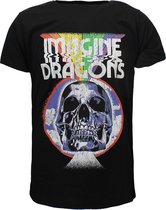 Imagine Dragons Rainbow Skull Burst T-Shirt - Officiële Merchandise - XL