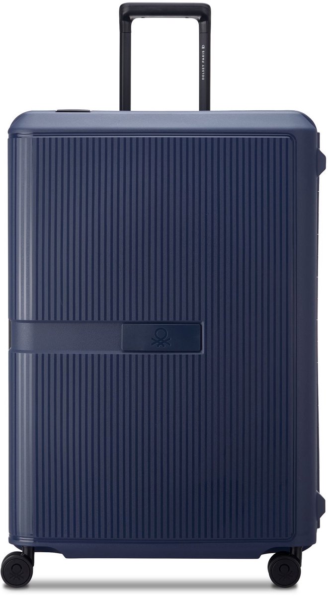 Delsey Paris x United Colors Of Benetton - Color Block - 76 cm Reiskoffer - Blauw