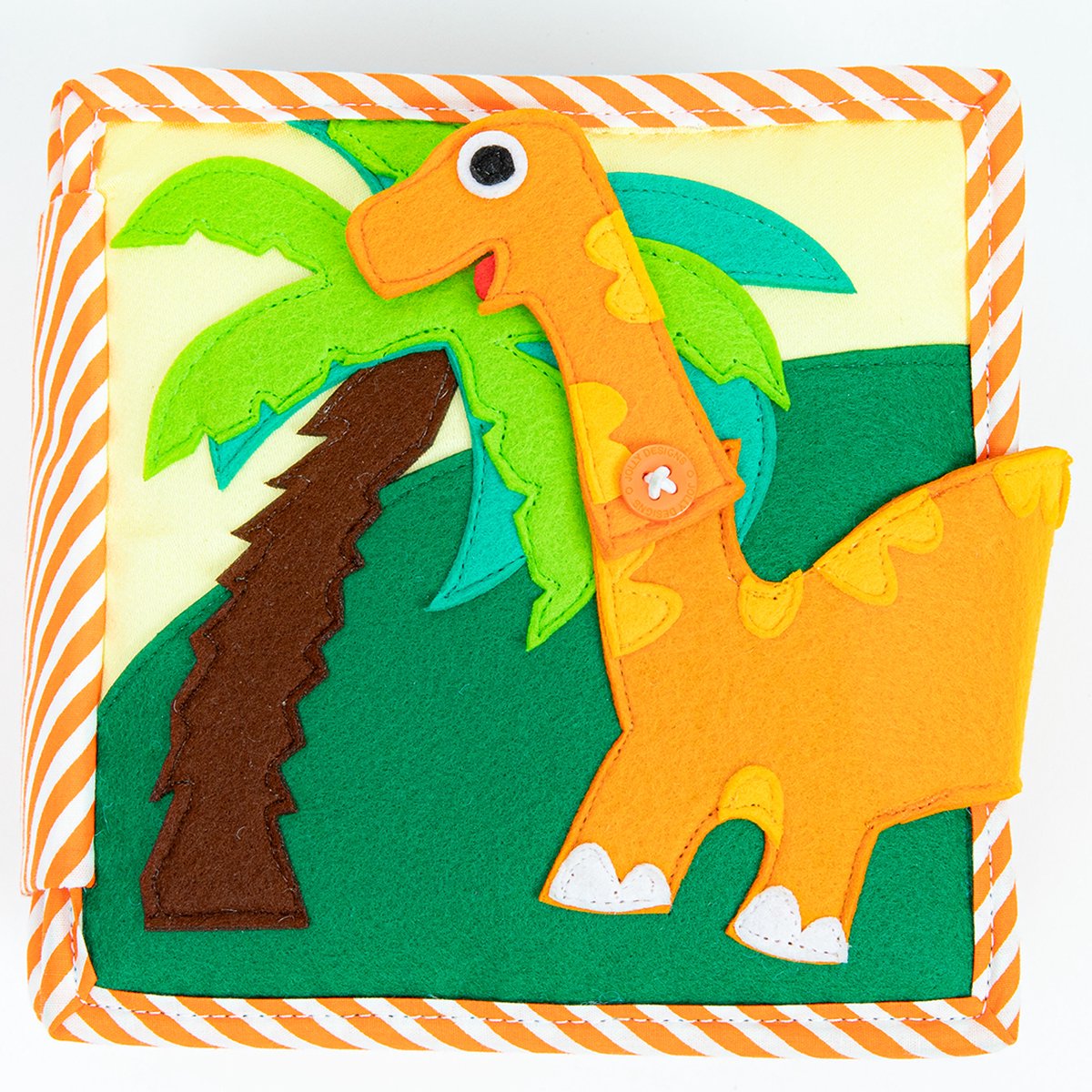 Jolly Designs Dino Vrienden Mini Stil Boek 18+ Maanden Stil Boek voor Peuters Educatief Speelgoed Montessori Speelgoed Ideaal Peutercadeau