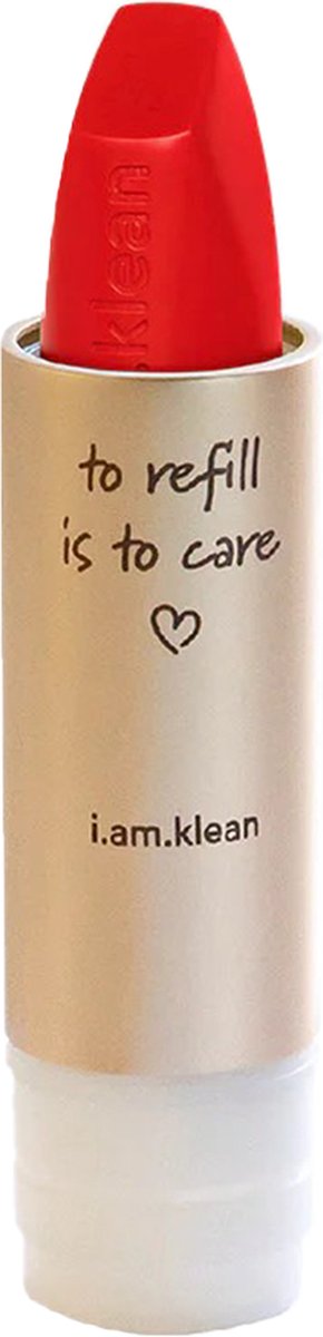 i.am.klean Navulling Klean Lippenstift - Hyaluronzuur - Make up - Lippenstift - Klaproos