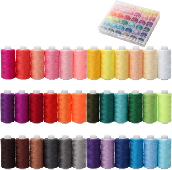 Naaigaren voor Naaimachine - Naaigaren Set - Naaigaren - Naai Garen ...