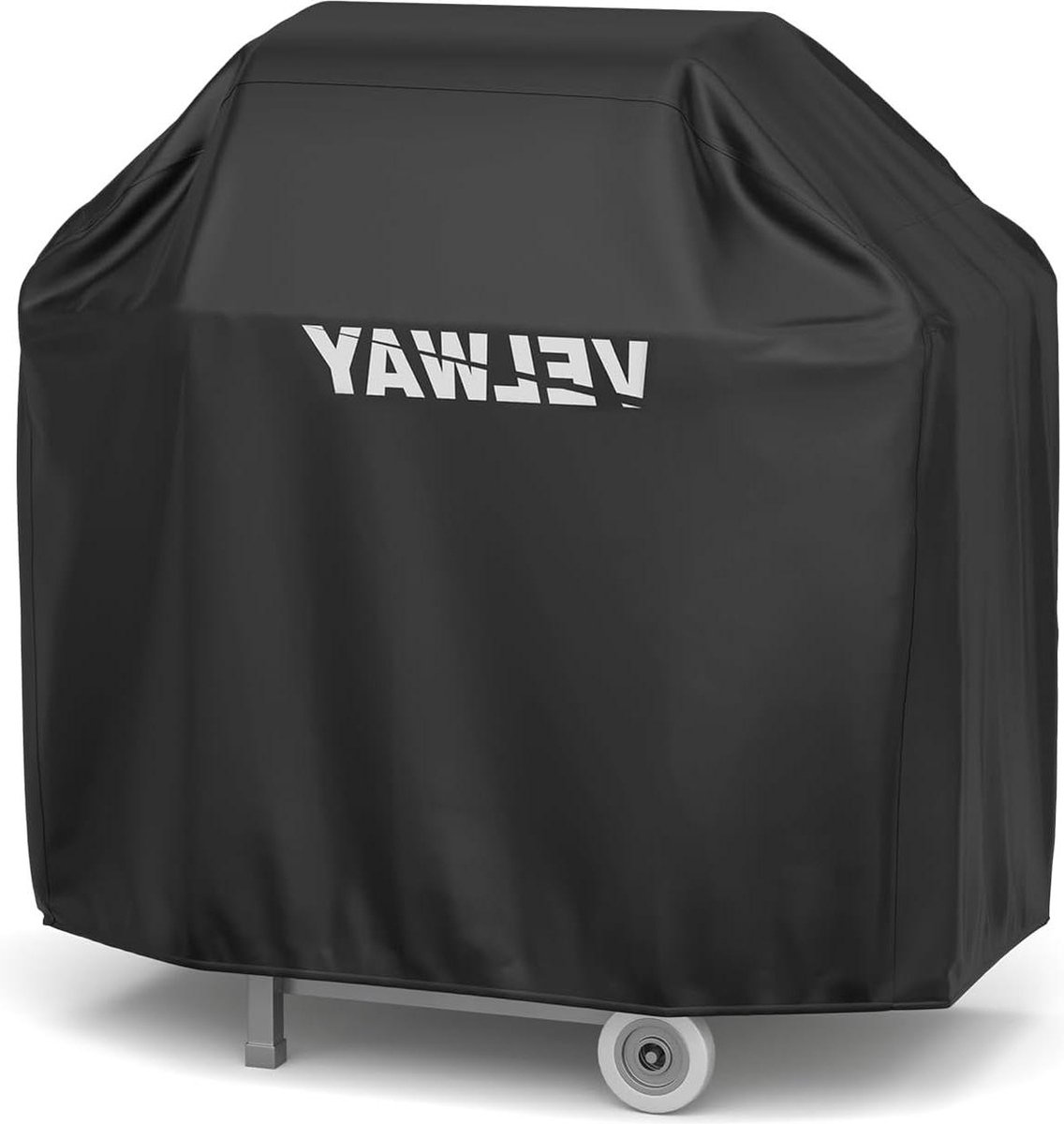 Waterdichte Grill Cover Barbecuehoes Heavy Duty 210D Oxford Stof UV-bescherming Stofdicht Winddicht Outdoor BBQ Cover Duurzaam met Opbergtas Zwart 117 x 66 x 117 cm BBQ hoes