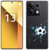 Cazy Hoesje geschikt voor Xiaomi Redmi Note 13 5G Soccer Ball
