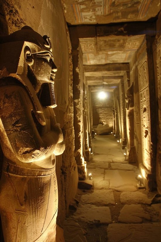 Affiche ancienne | Egypte Poster | Affiche Historique | Mystérieux Poster | Pyramides Poster | Affiche Classique | Affiche Nature | Affiche Culture | 51x71cm | PAR | Décoration murale | Affiche murale | Convient pour l'encadrement