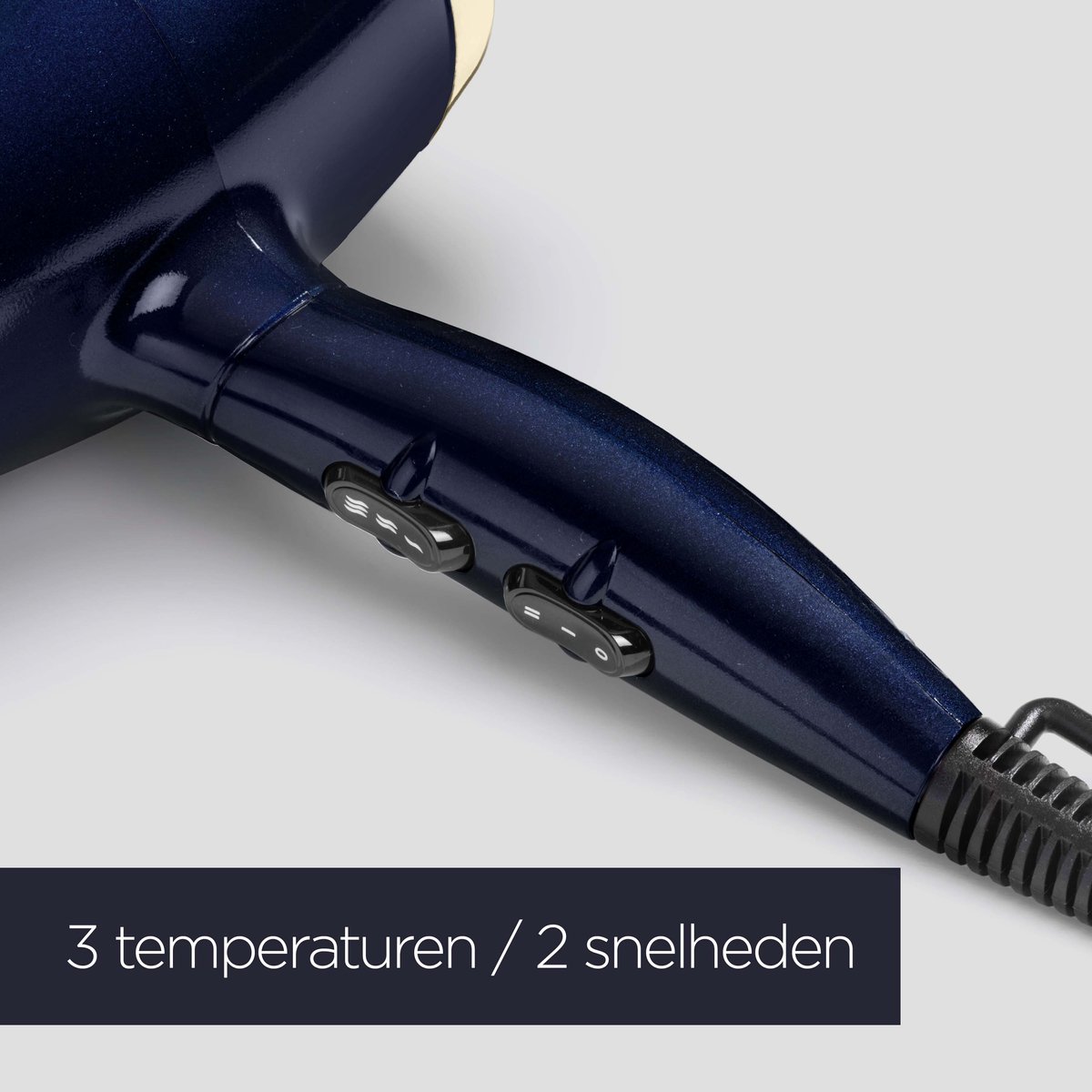 BaByliss Black Onyx Dryer Föhn 5911E - Krachtige motor - 95 - afbeelding 3